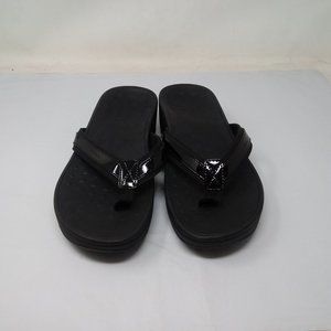 Vionic Women Pacific HighTide Sandal Black Patent 9.0 380HIGHTIDE/TVW4895 VI-647